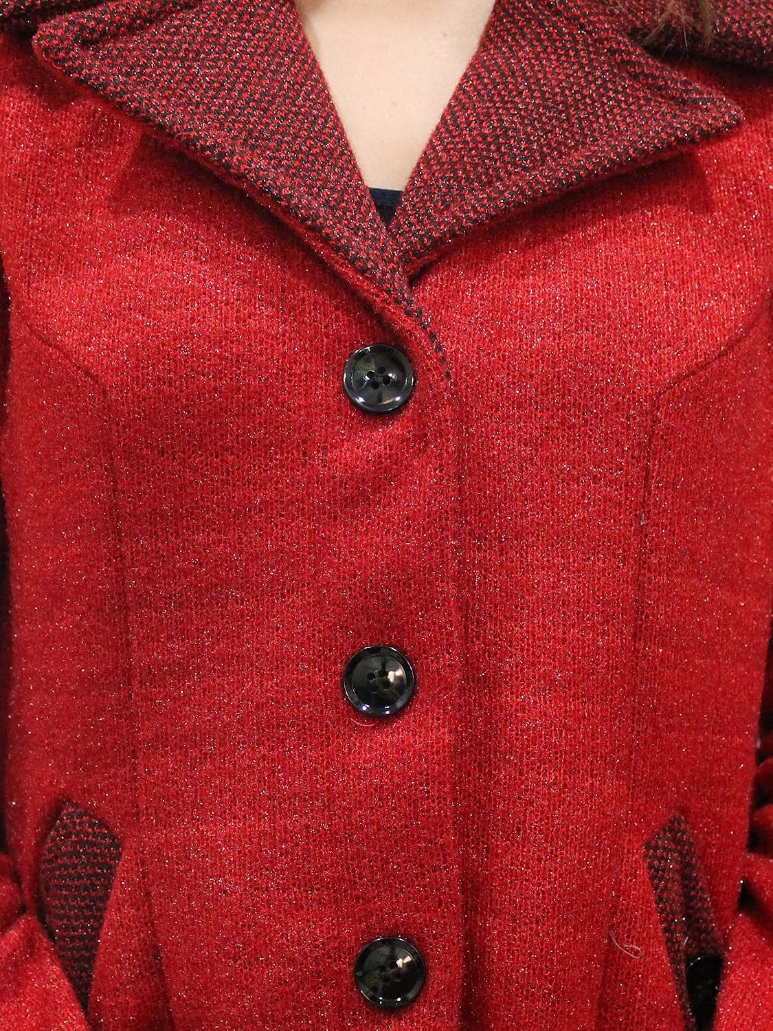 Women's Wool Blend Collared Coatigan - Image 11