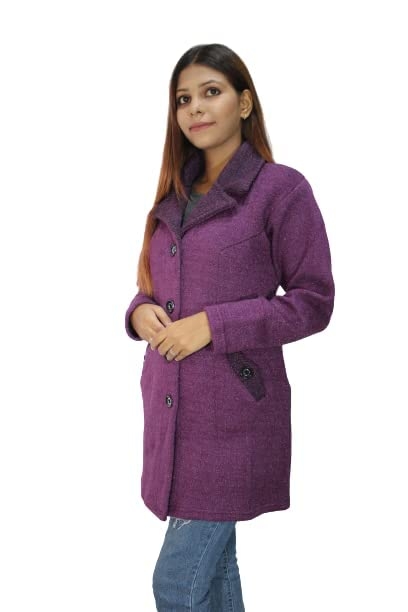 Women's Wool Blend Collared Coatigan - Image 24