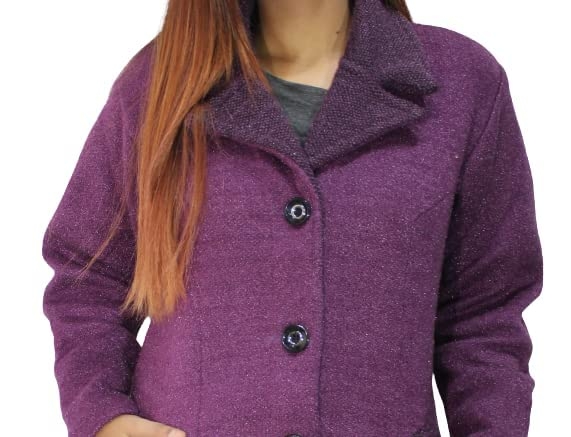 Women's Wool Blend Collared Coatigan - Image 26