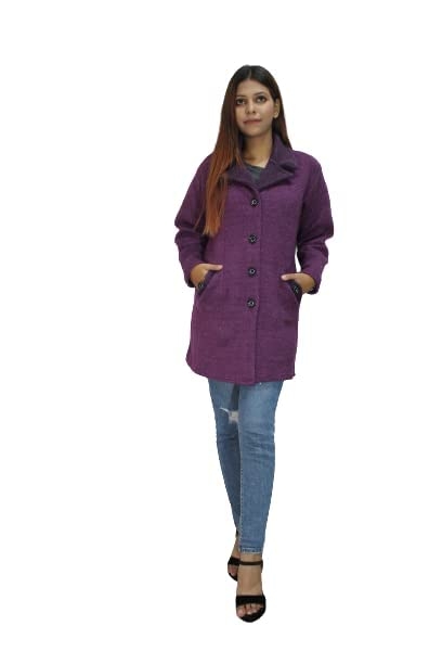 Women's Wool Blend Collared Coatigan - Image 27