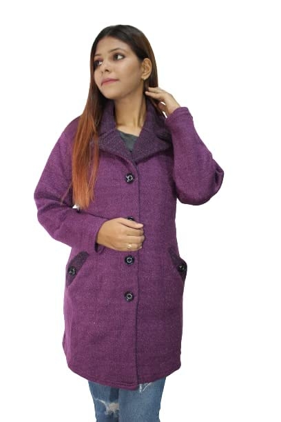Women's Wool Blend Collared Coatigan - Image 28