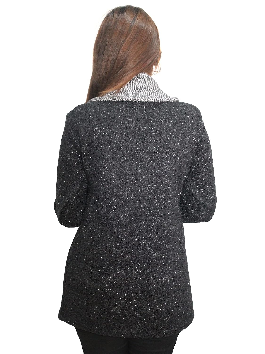 Women's Wool Blend Collared Coatigan - Image 30
