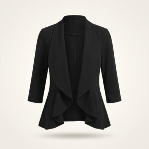 Women's Soft Drape Open Front Blazer