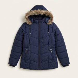 Women's Quilted Hooded Travel Jacket