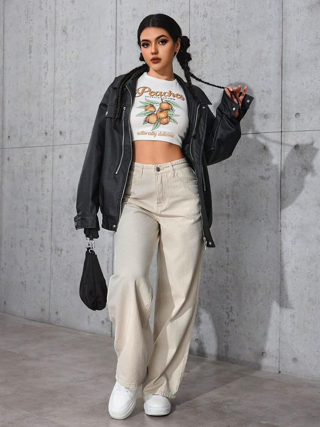 Women High Waist Baggy Fit Denim Jeans - Image 5