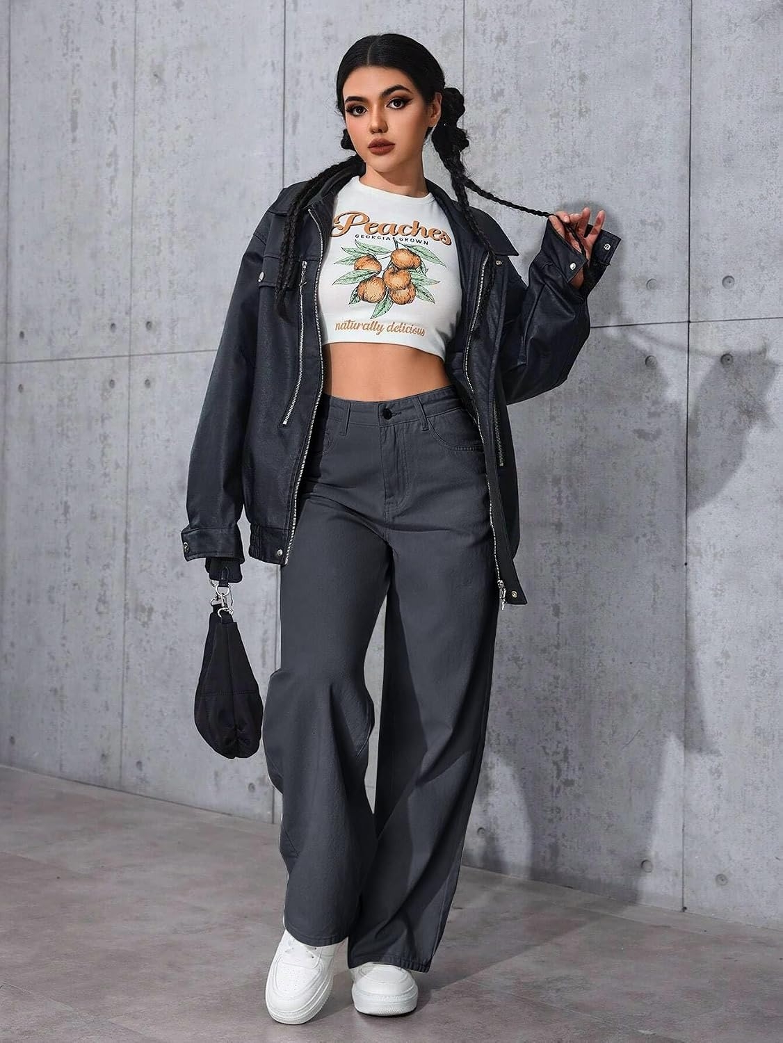 Women High Waist Baggy Fit Denim Jeans - Image 7