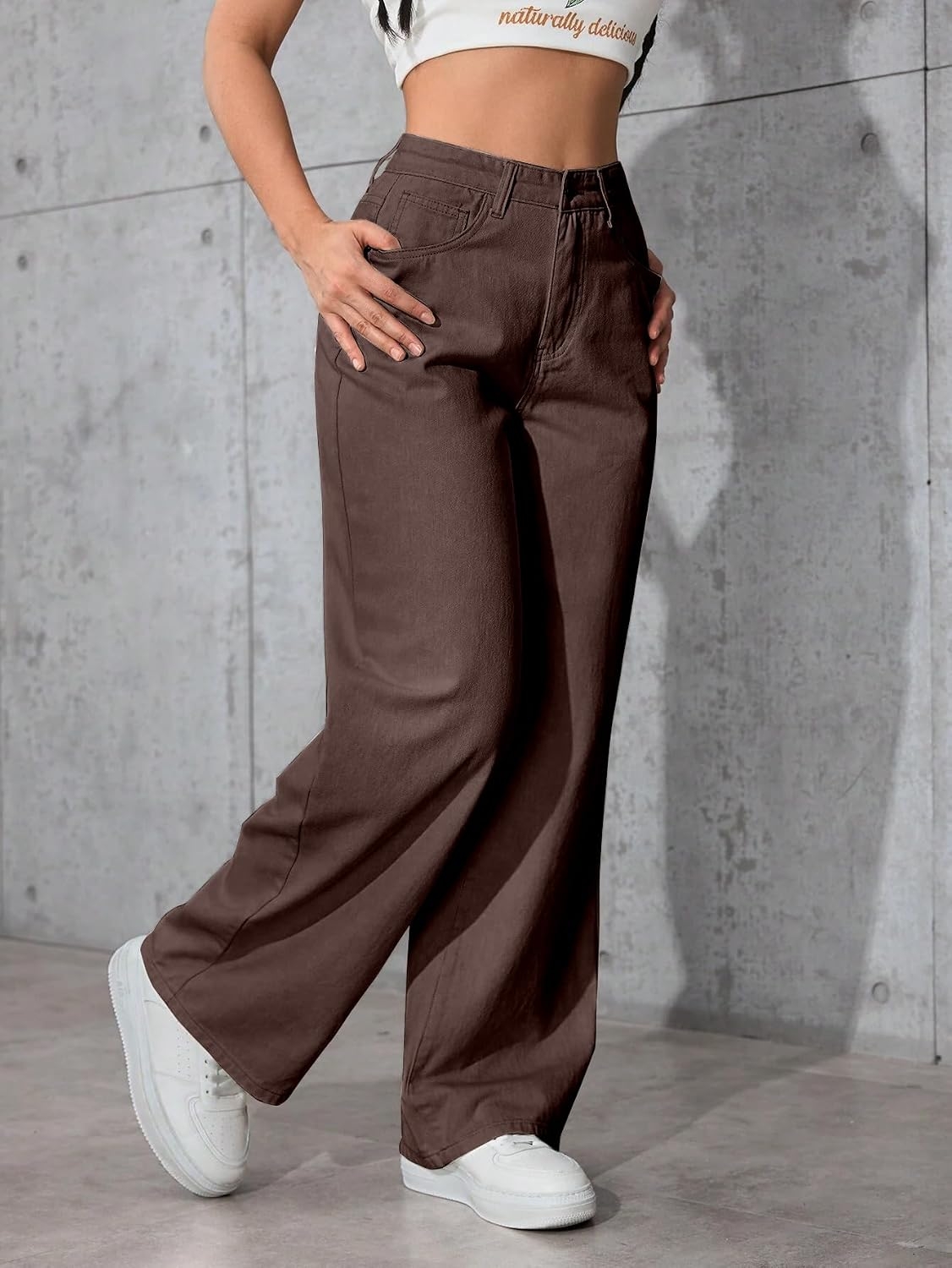 Women High Waist Baggy Fit Denim Jeans - Image 14