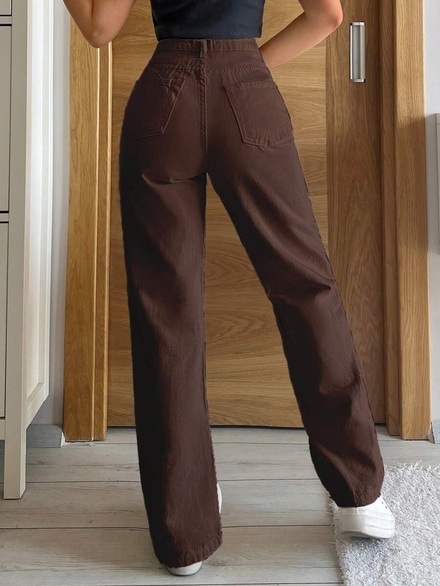 Women High Waist Baggy Fit Denim Jeans - Image 16