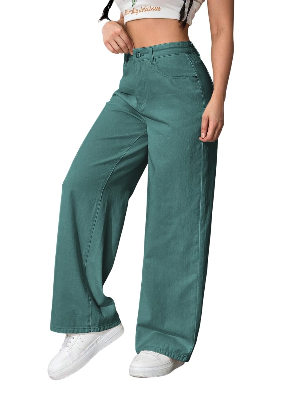 Women High Waist Baggy Fit Denim Jeans - Image 22