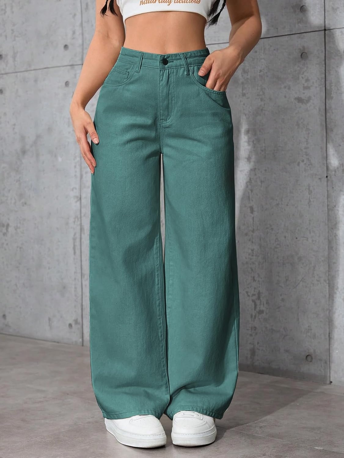 Women High Waist Baggy Fit Denim Jeans - Image 26