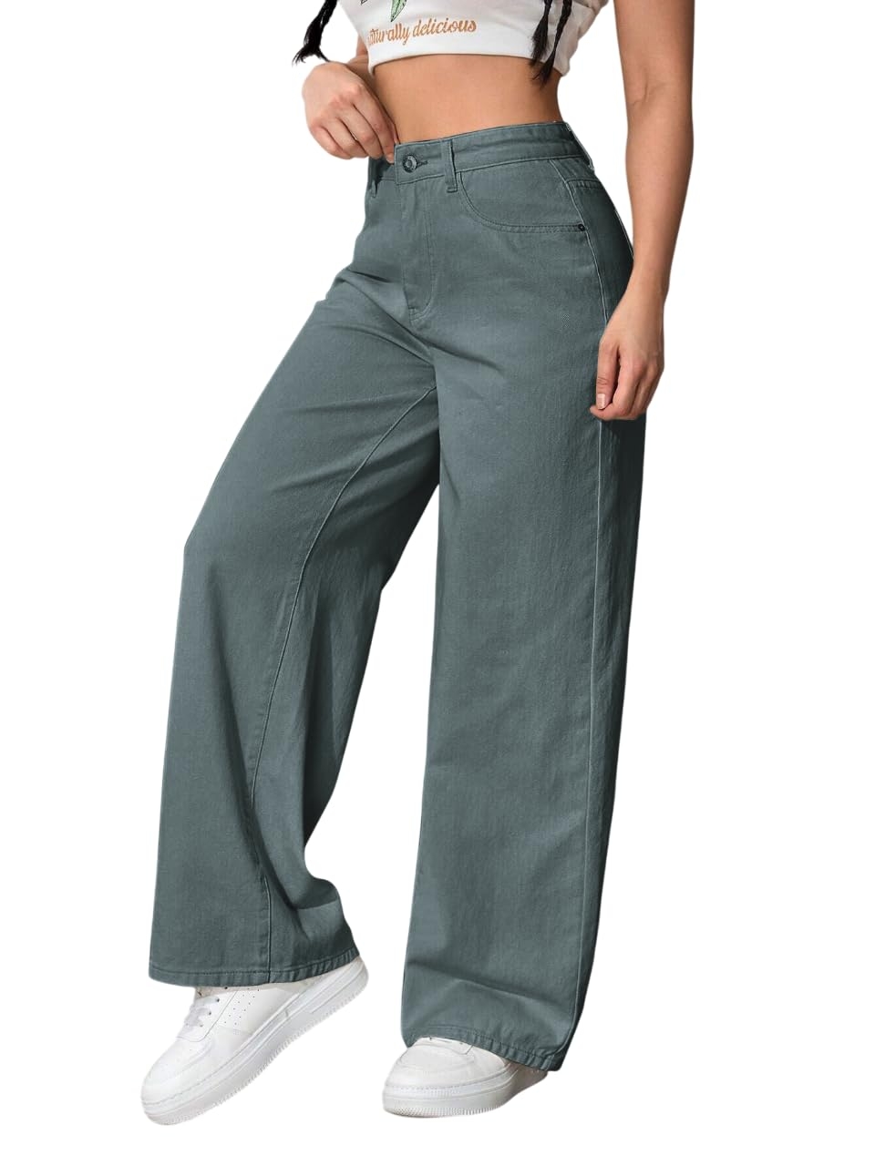 Women High Waist Baggy Fit Denim Jeans - Image 28