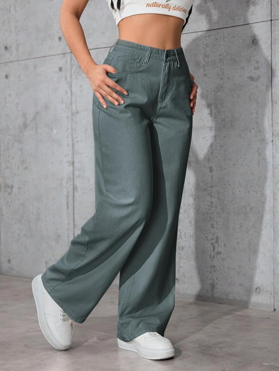 Women High Waist Baggy Fit Denim Jeans - Image 31