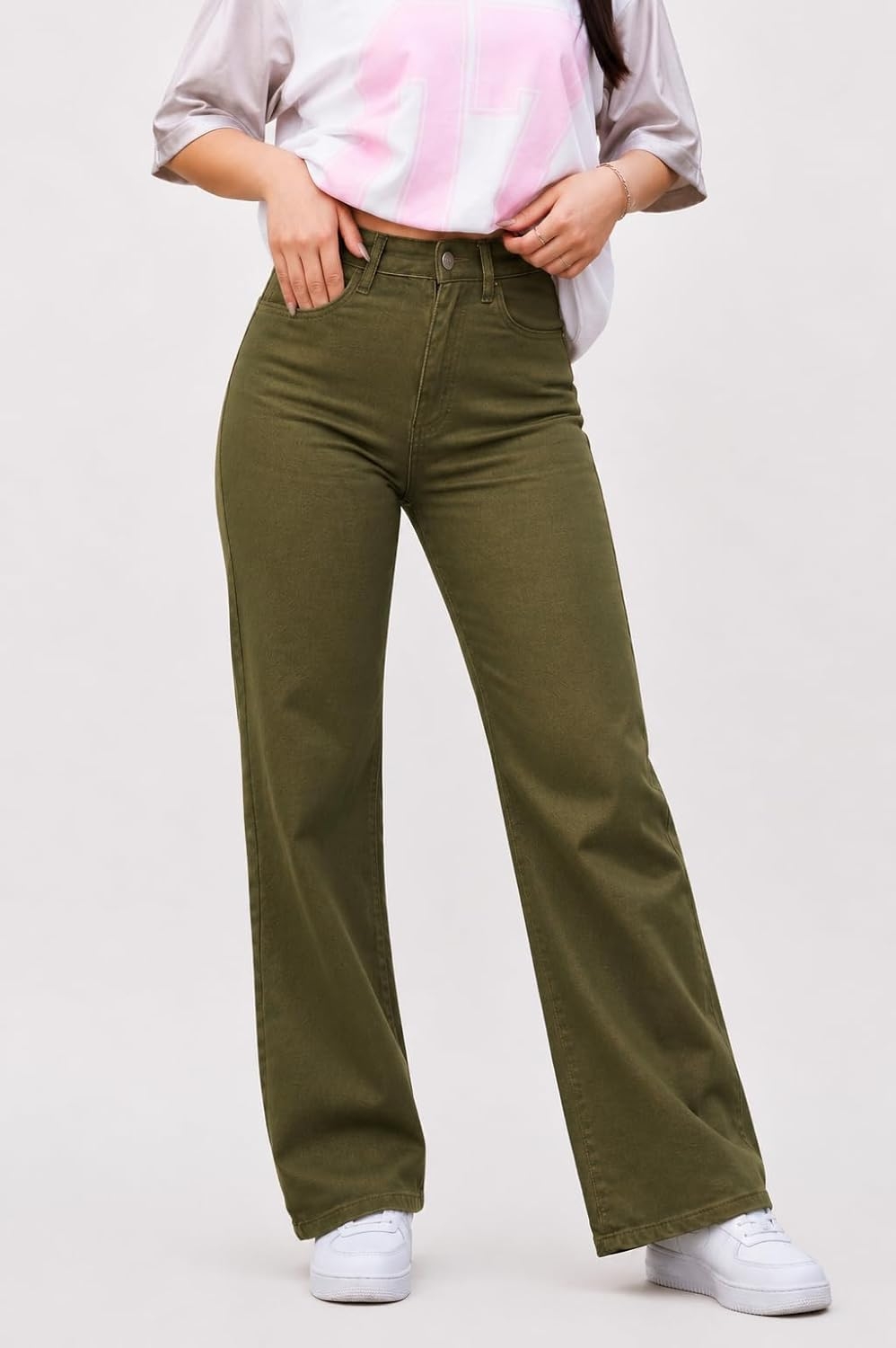Women High Waist Baggy Fit Denim Jeans - Image 35