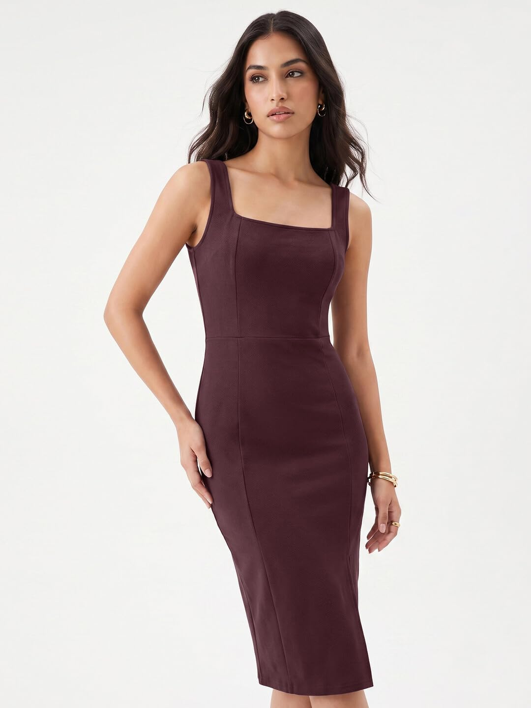 Selvia Women's Sleeveless Lycra Bodycon Dress - Image 23