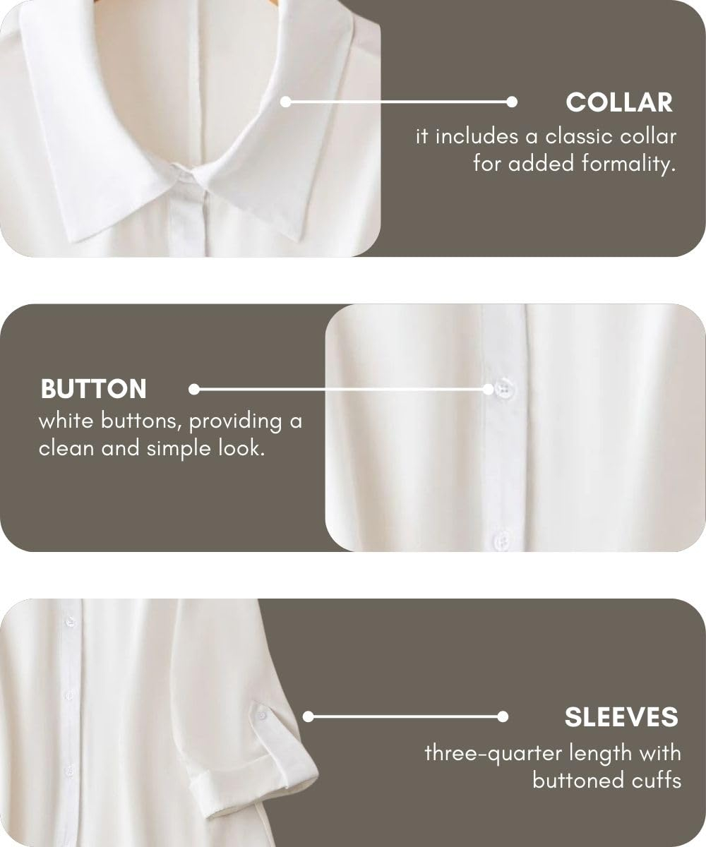 Leriya Fashion Women's Button-Down Longline Shirt Dress - Image 38