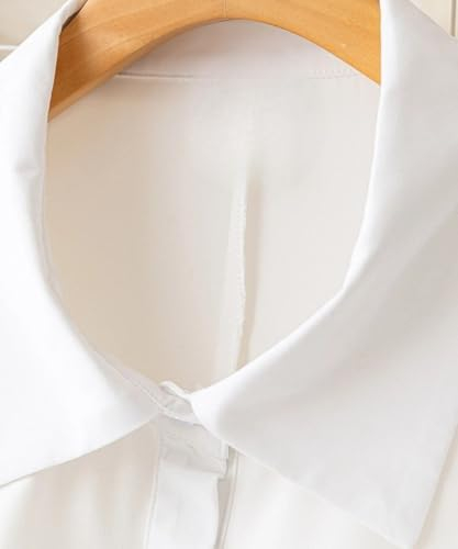 Leriya Fashion Women's Button-Down Longline Shirt Dress - Image 47