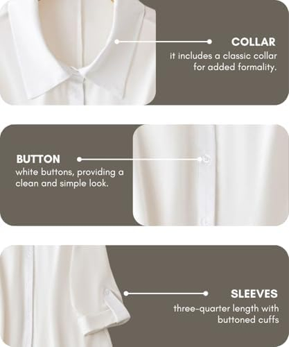 Leriya Fashion Women's Button-Down Longline Shirt Dress - Image 48