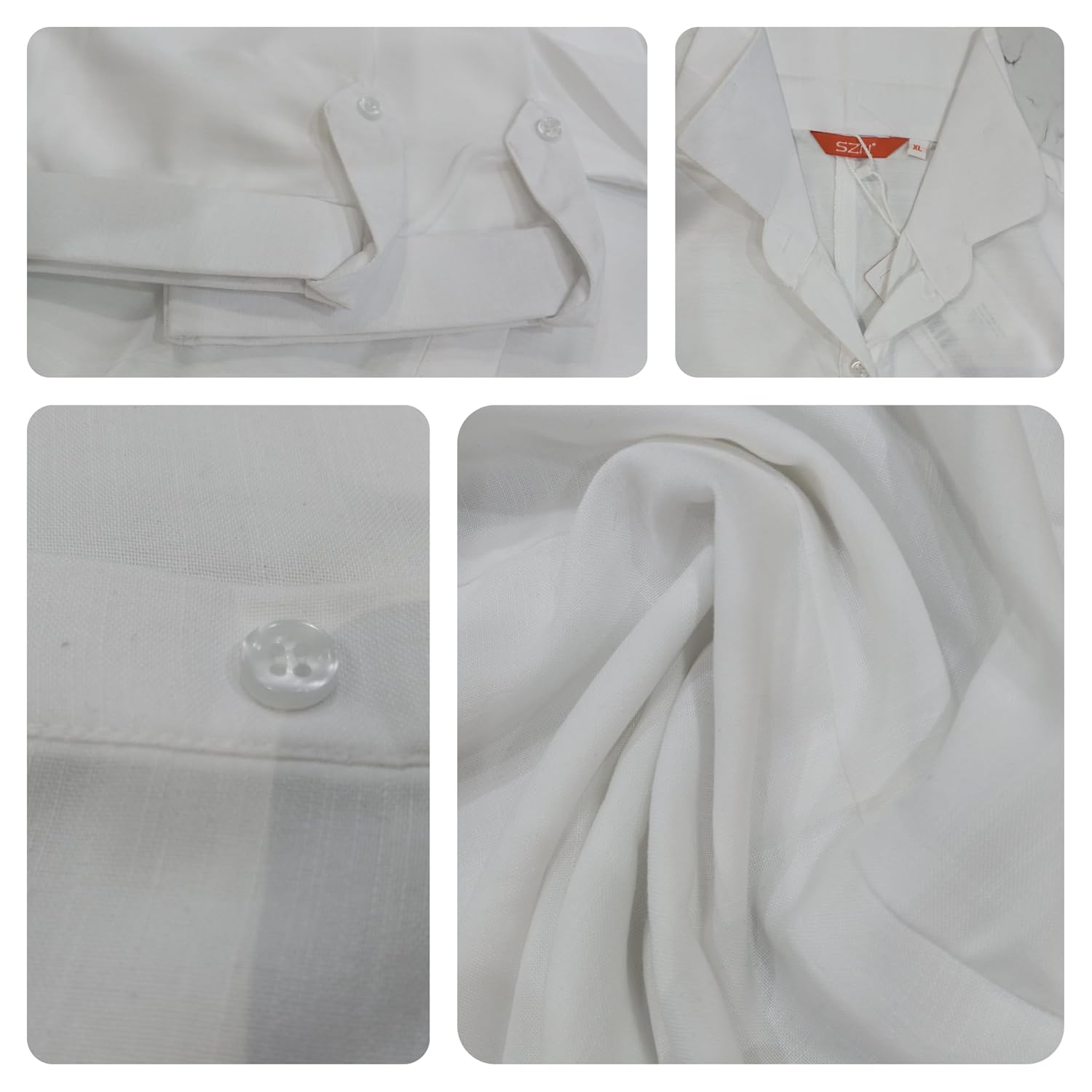 Leriya Fashion Women's Button-Down Longline Shirt Dress - Image 49