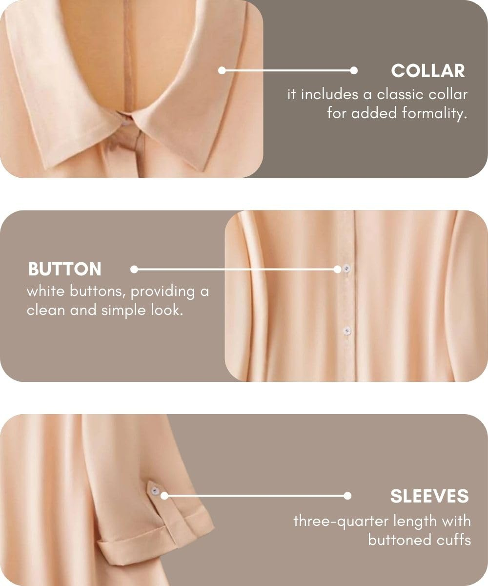 Leriya Fashion Women's Button-Down Longline Shirt Dress - Image 53