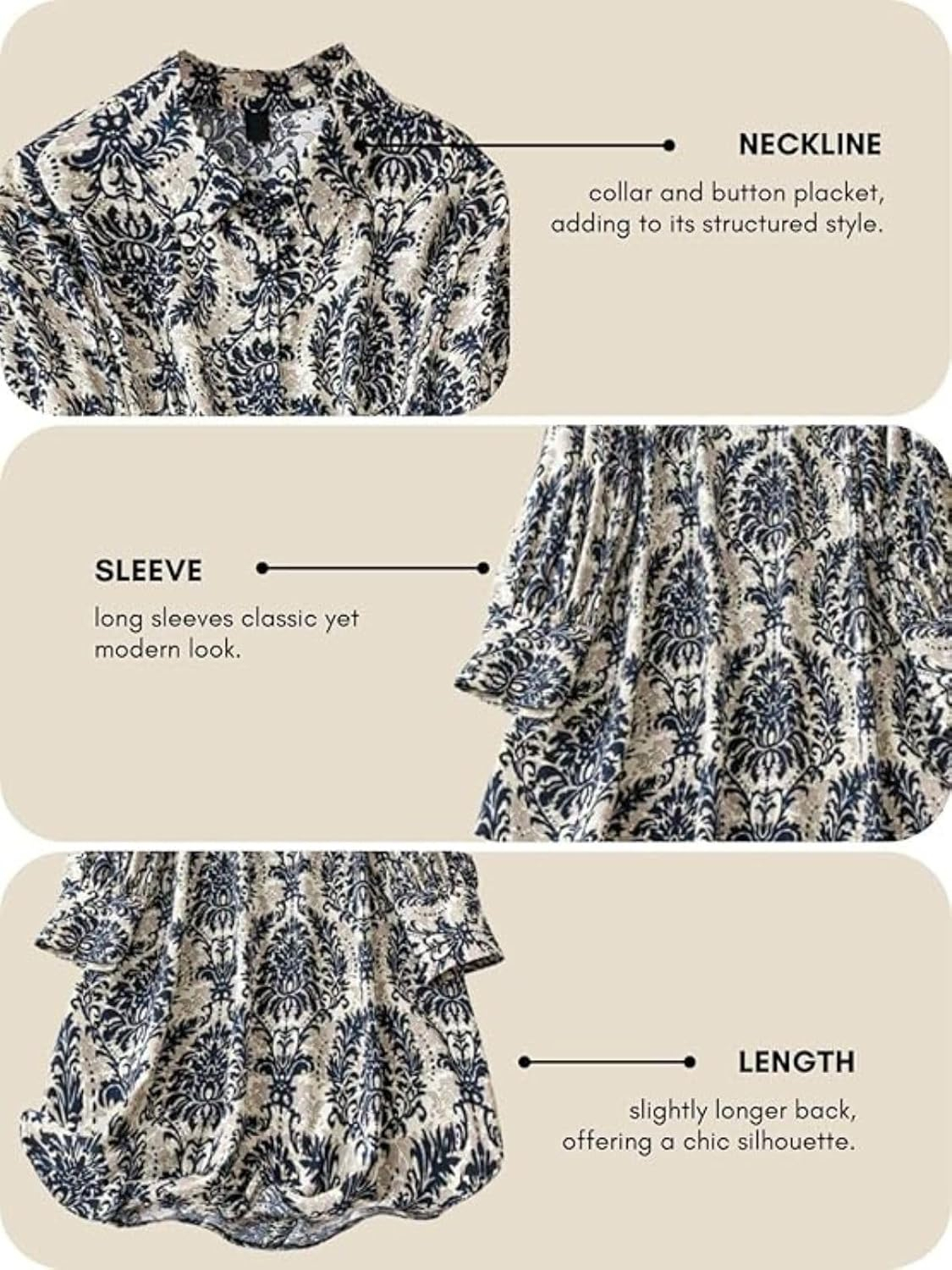 Leriya Fashion Women's Printed Button-Down Midi Dress - Image 14