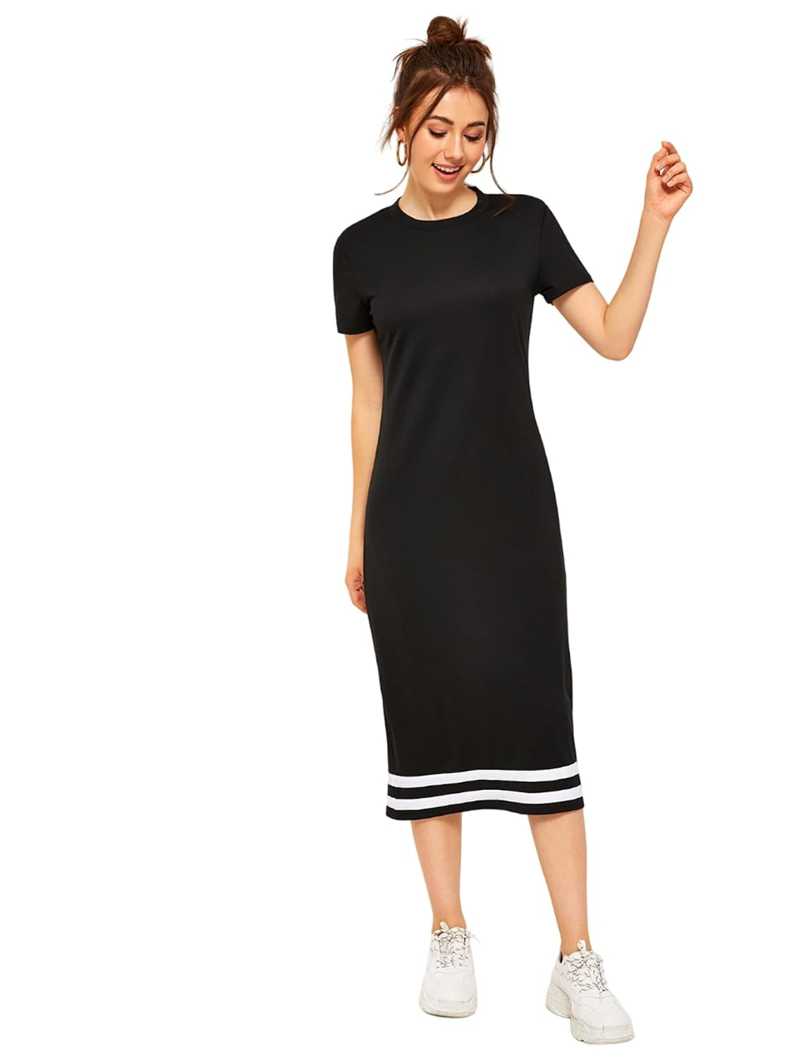 KOTTY Women's Solid Bodycon Midi Dress - Image 11