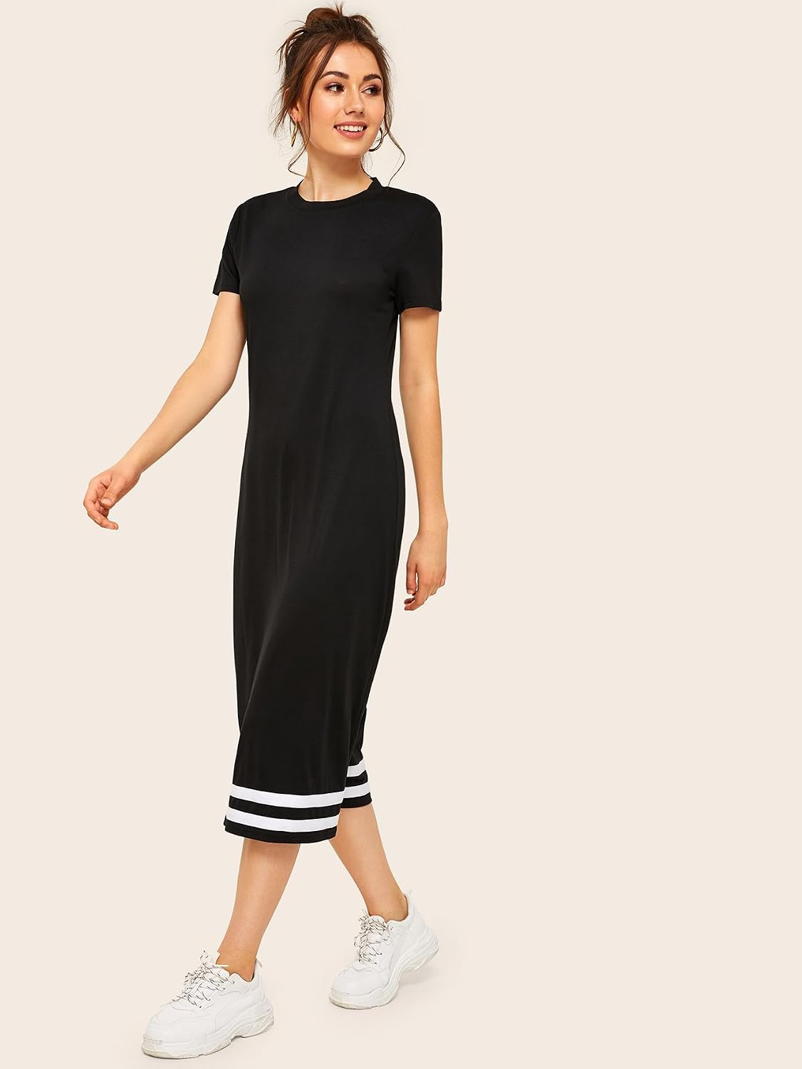 KOTTY Women's Solid Bodycon Midi Dress - Image 13