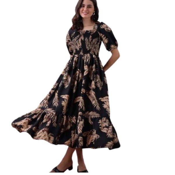 ROYALTAYLOR Women's Floral Flared Maxi Dress
