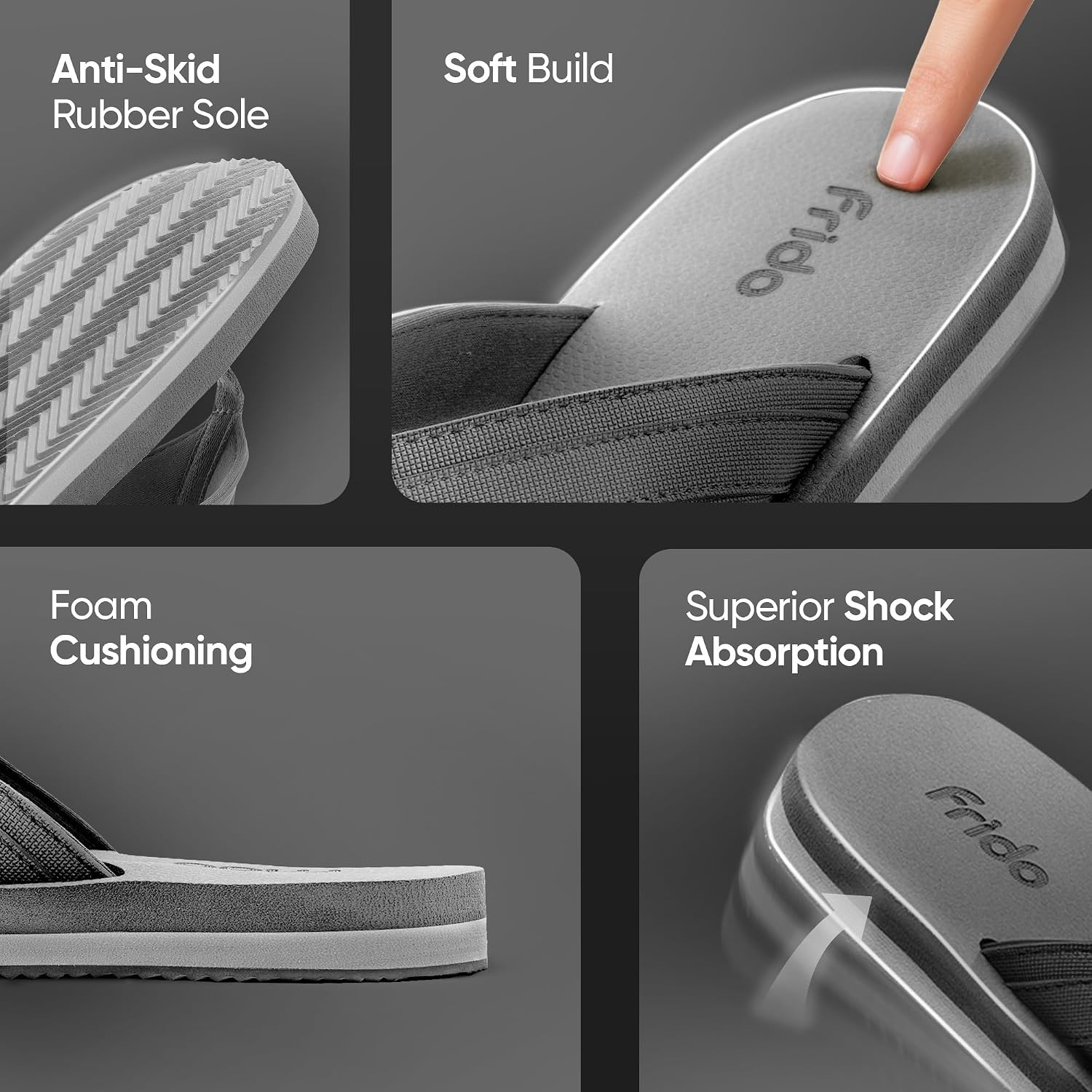 Frido Cloud Comfort Unisex Home Slippers - Image 23