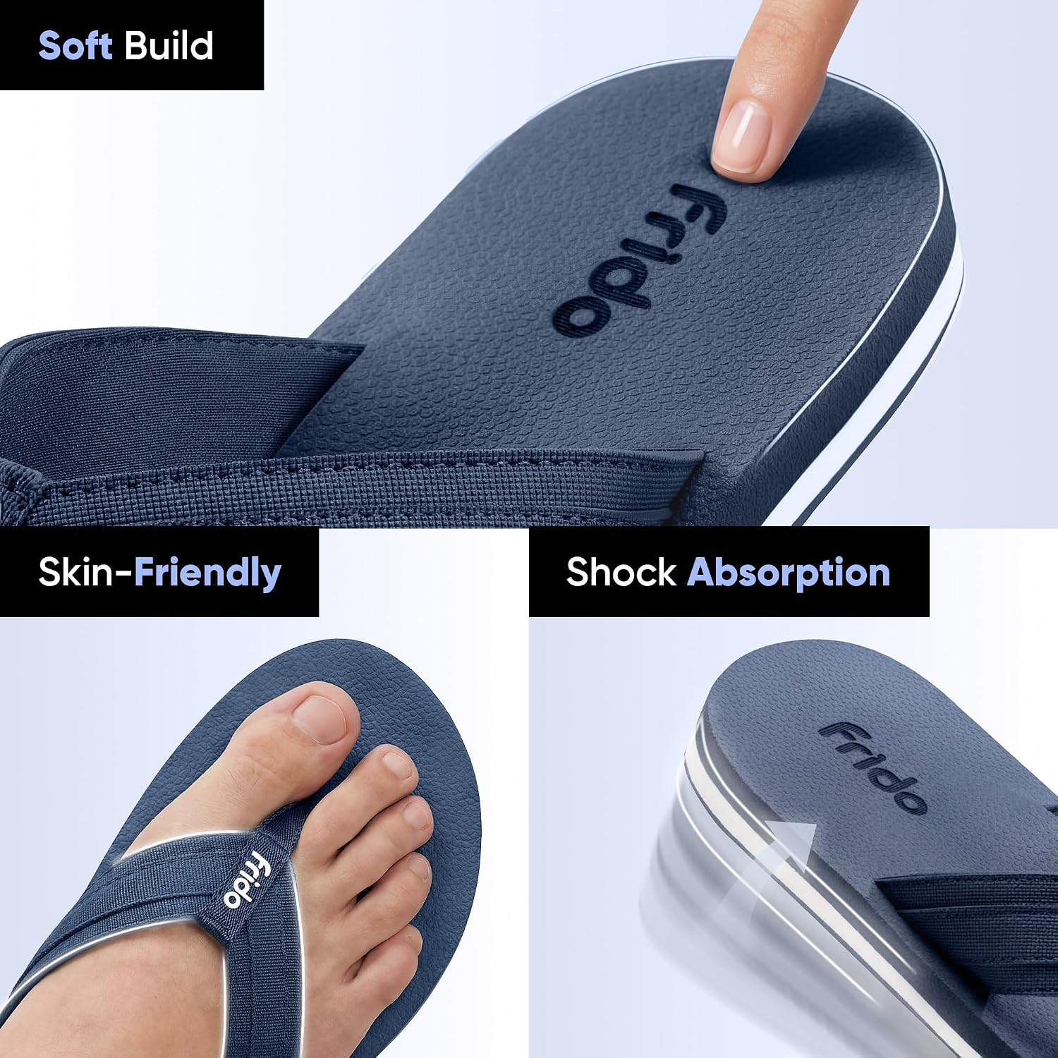 Frido Cloud Comfort Unisex Home Slippers - Image 36