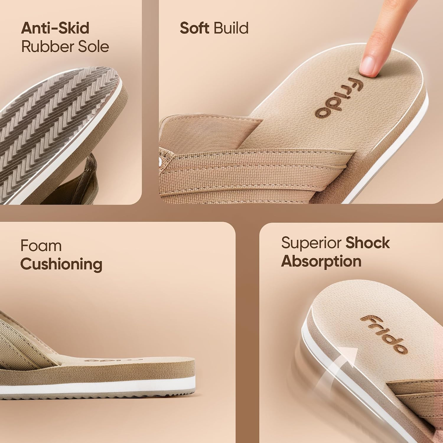 Frido Cloud Comfort Unisex Home Slippers - Image 42