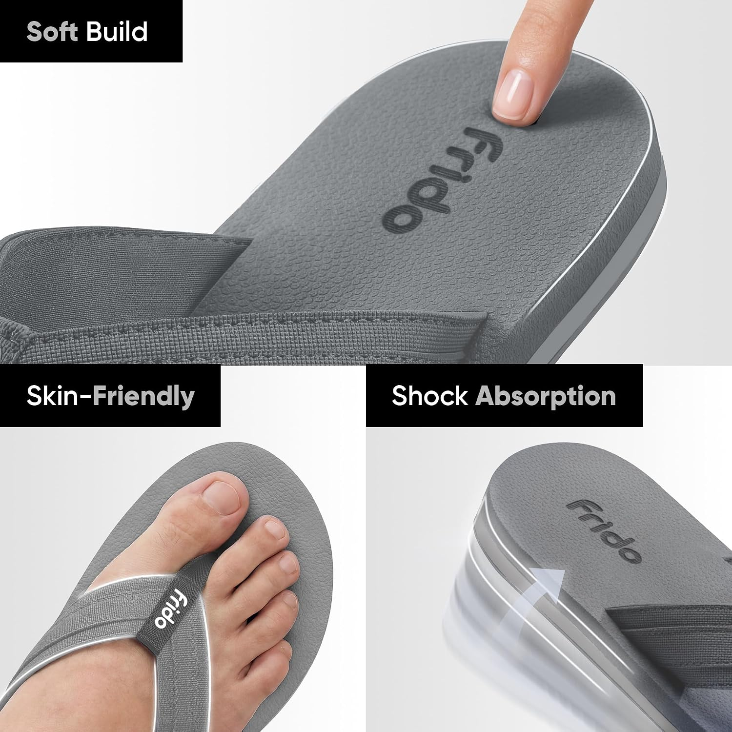 Frido Cloud Comfort Unisex Home Slippers - Image 66