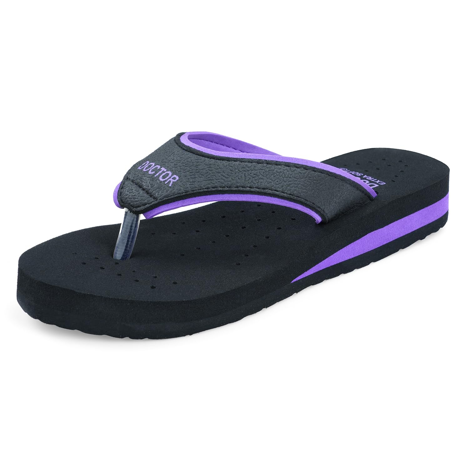Doctor Extra Soft Women's Cushioned Flat Flip-Flops - Image 85