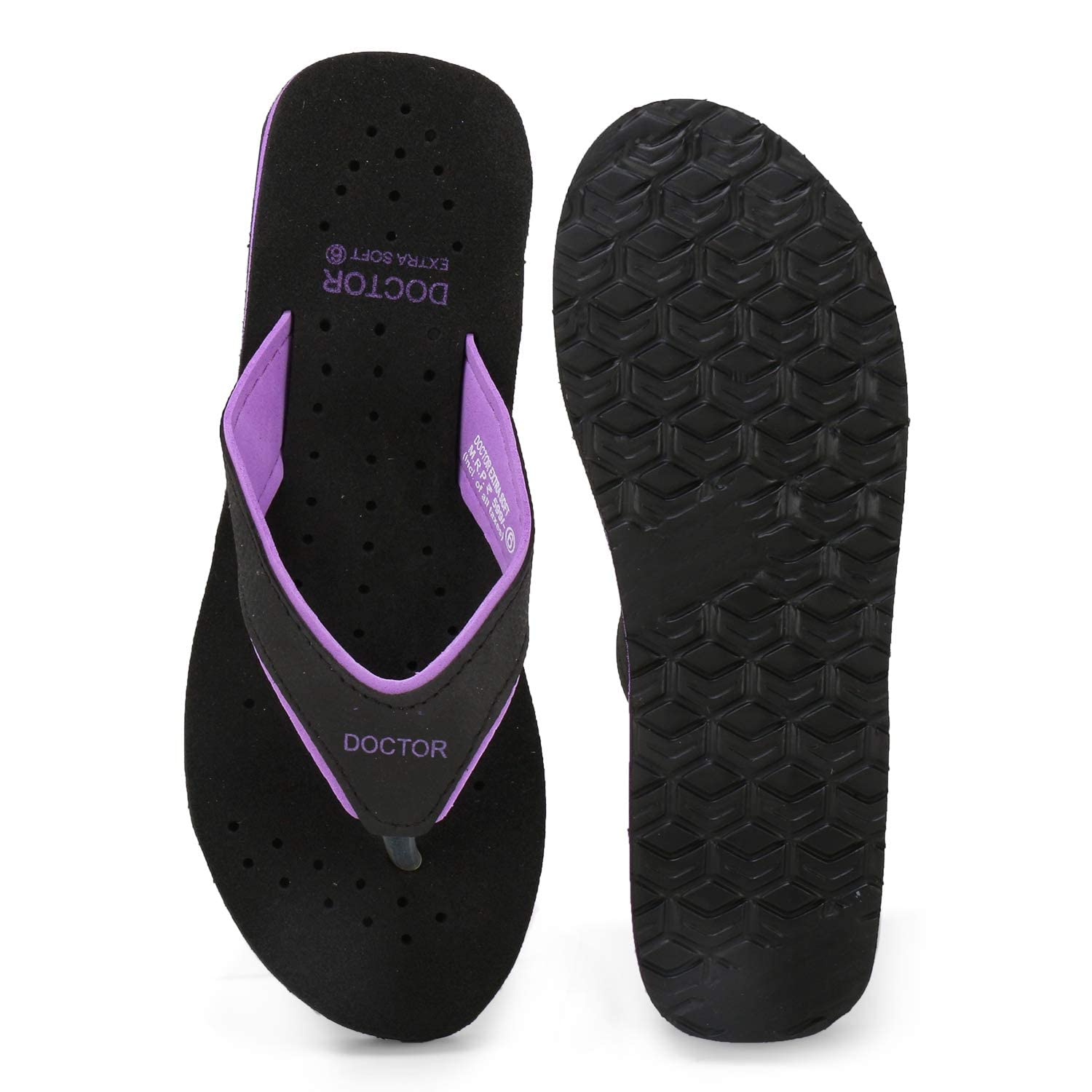 Doctor Extra Soft Women's Cushioned Flat Flip-Flops - Image 95