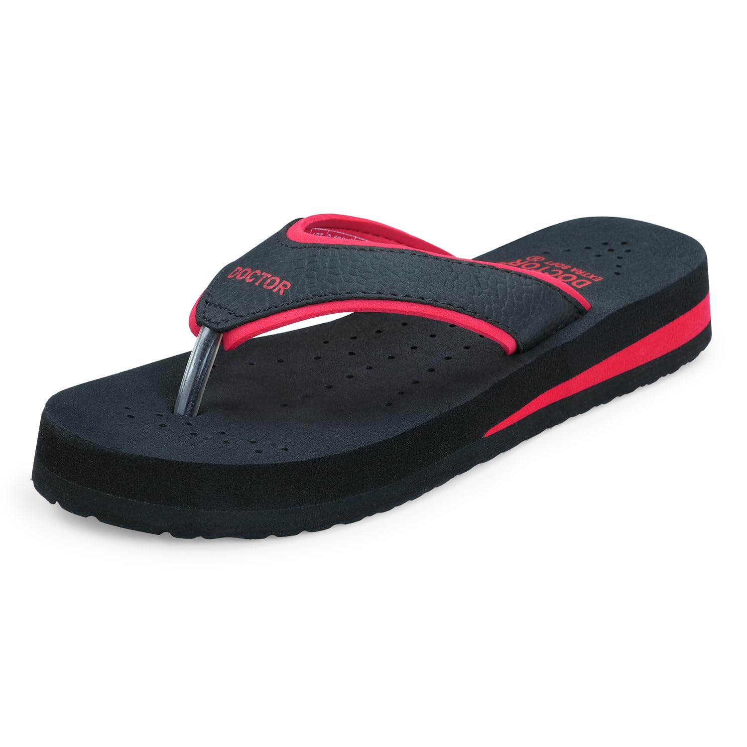 Doctor Extra Soft Women's Cushioned Flat Flip-Flops - Image 100