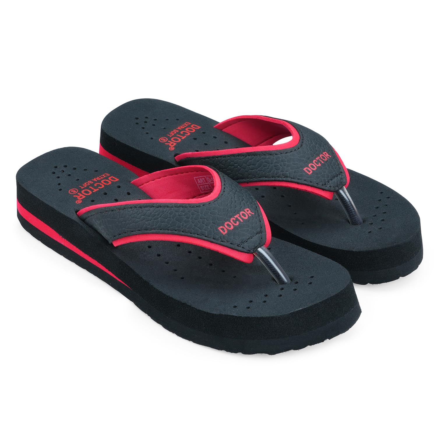 Doctor Extra Soft Women's Cushioned Flat Flip-Flops - Image 104