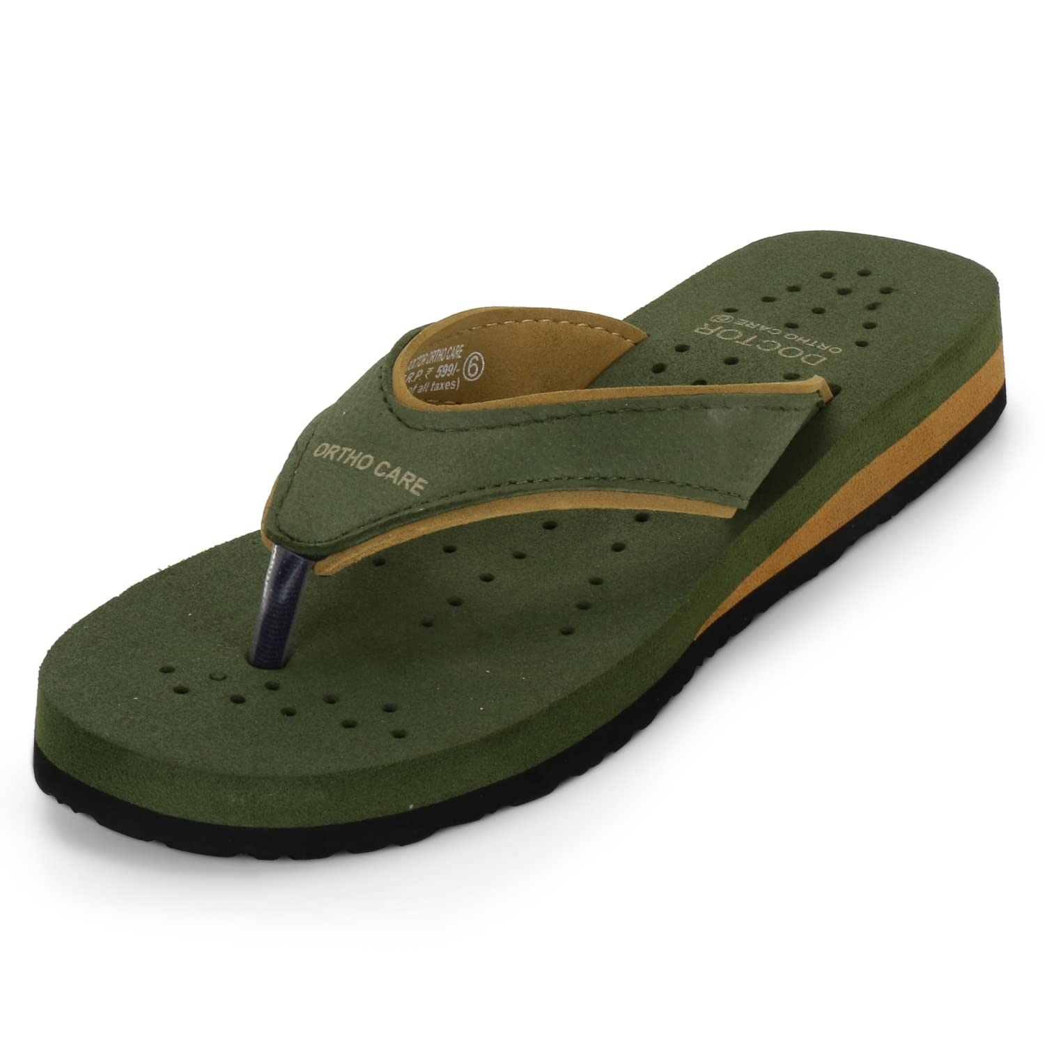 Doctor Extra Soft Women's Cushioned Flat Flip-Flops - Image 114