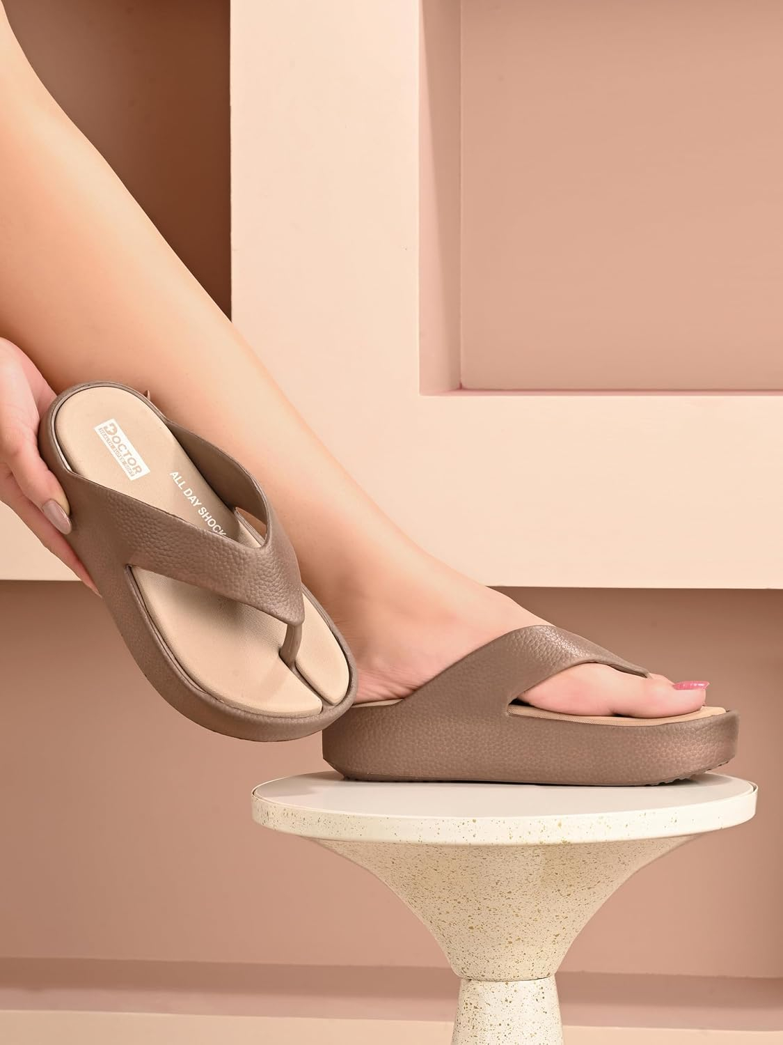 Doctor Health Super Soft Women's Cushioned Platform Slippers - Image 2