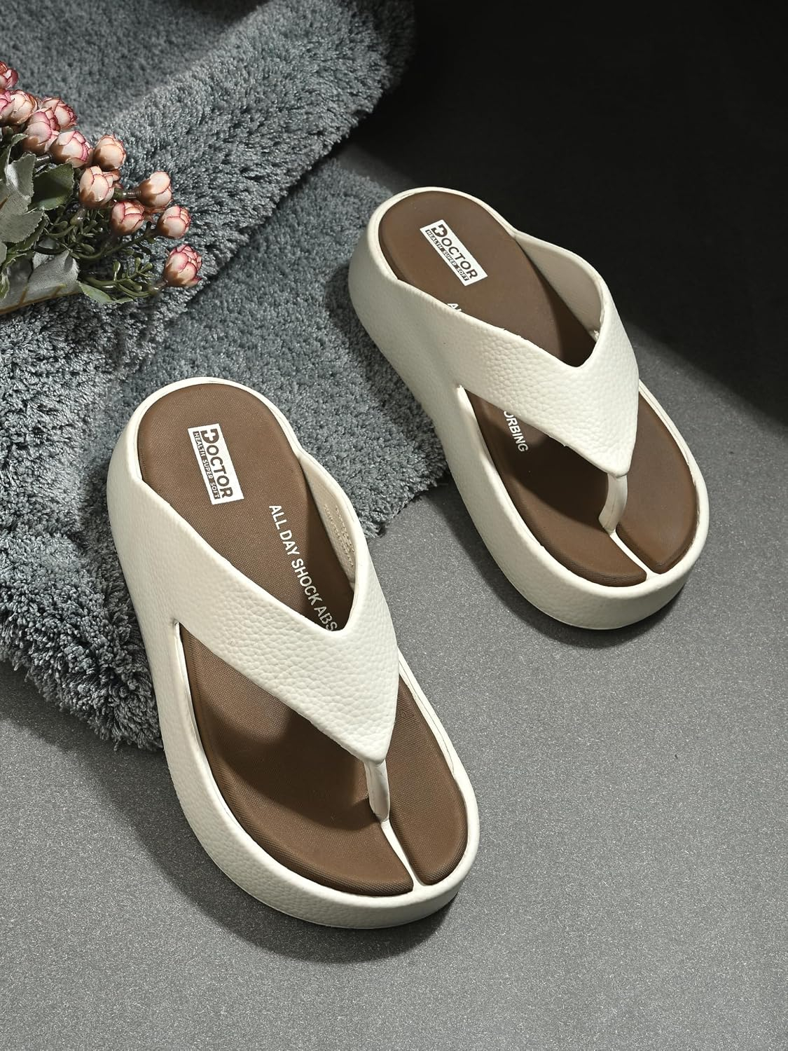 Doctor Health Super Soft Women's Cushioned Platform Slippers - Image 12