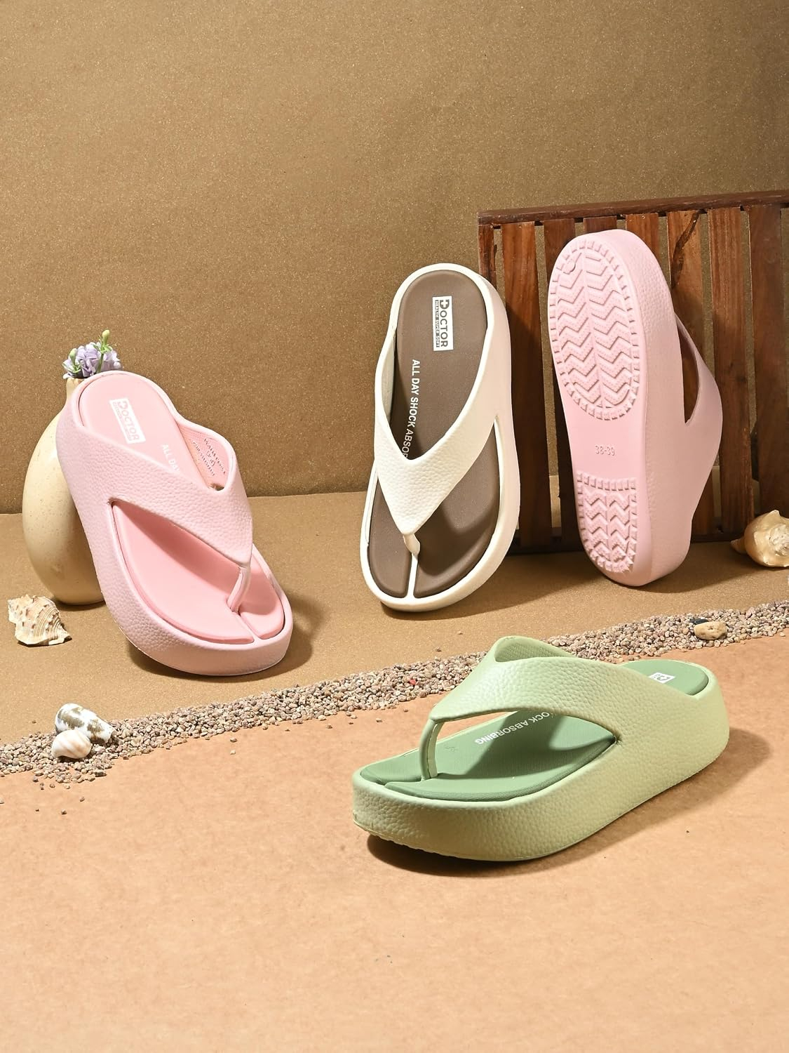 Doctor Health Super Soft Women's Cushioned Platform Slippers - Image 13