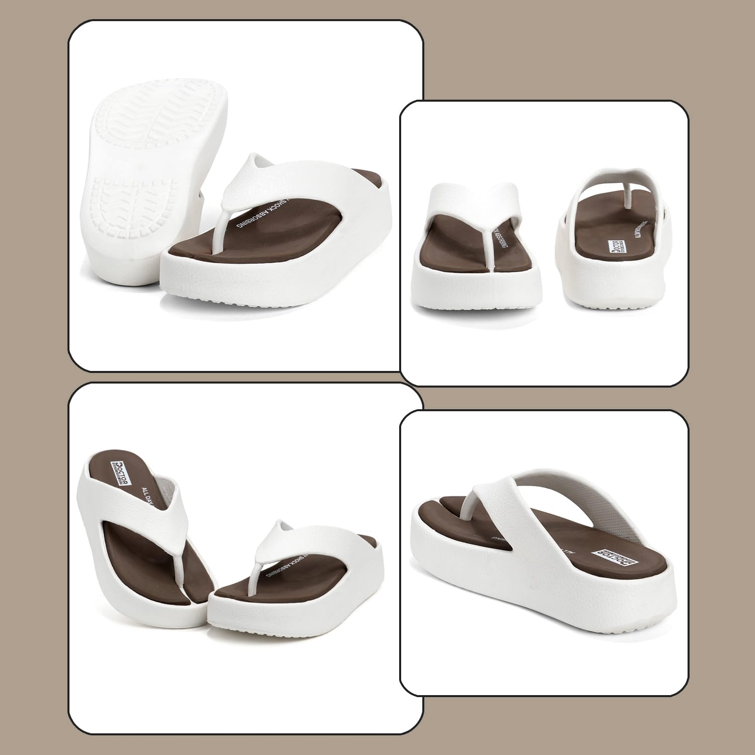 Doctor Health Super Soft Women's Cushioned Platform Slippers - Image 15