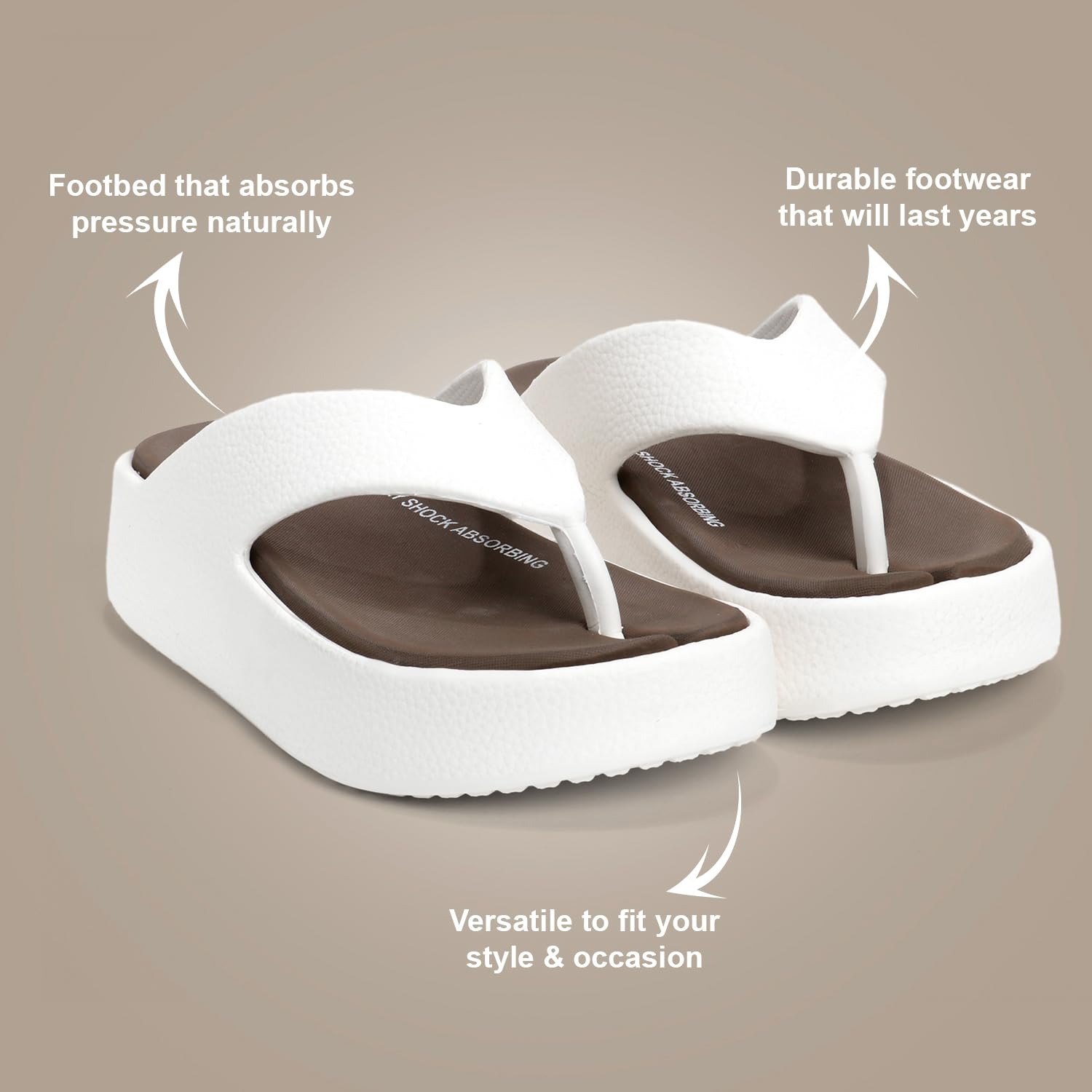 Doctor Health Super Soft Women's Cushioned Platform Slippers - Image 18