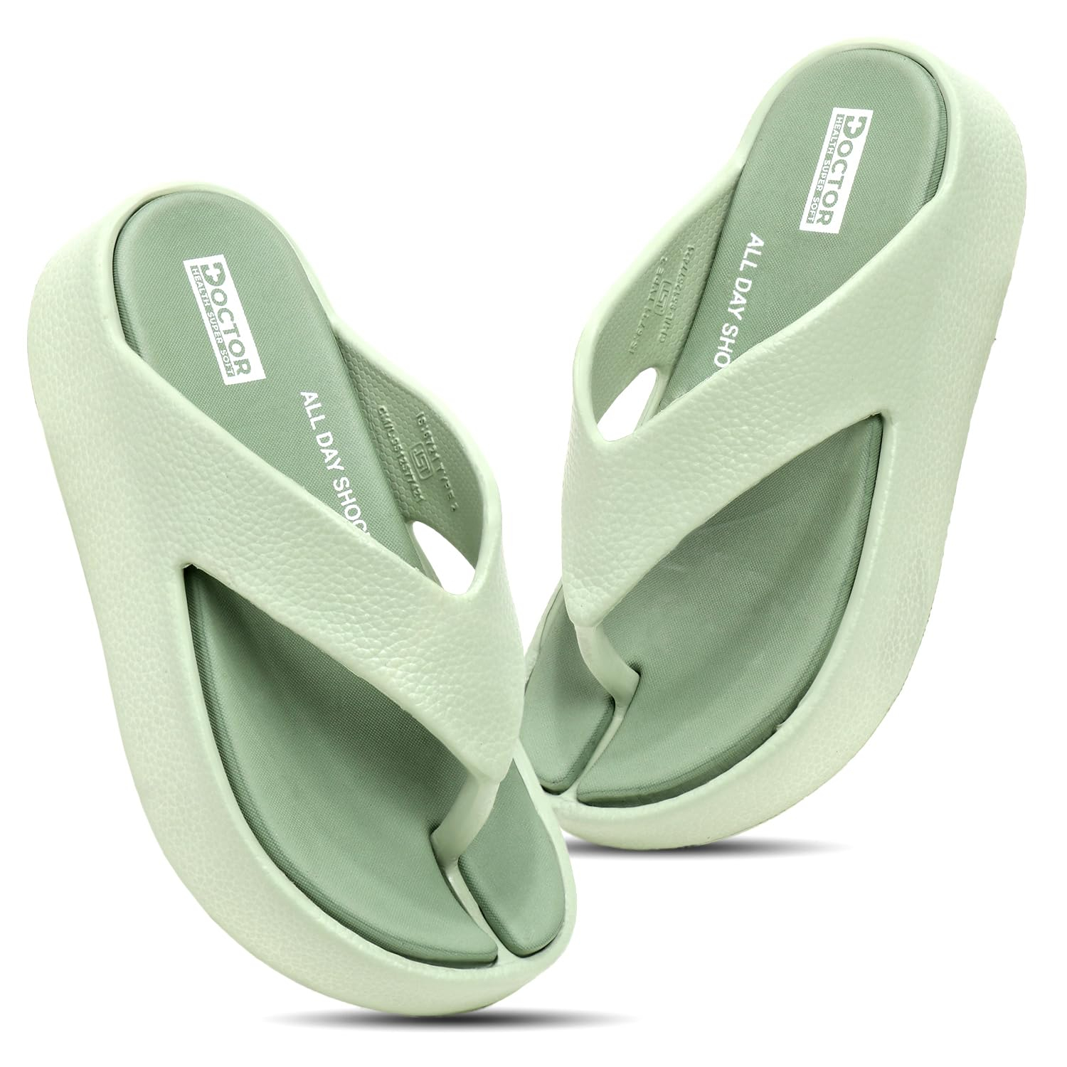 Doctor Health Super Soft Women's Cushioned Platform Slippers - Image 26