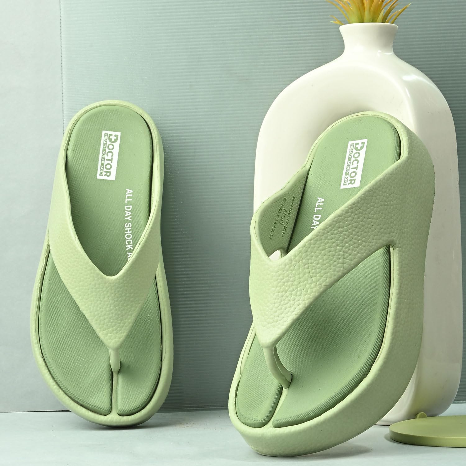 Doctor Health Super Soft Women's Cushioned Platform Slippers - Image 28