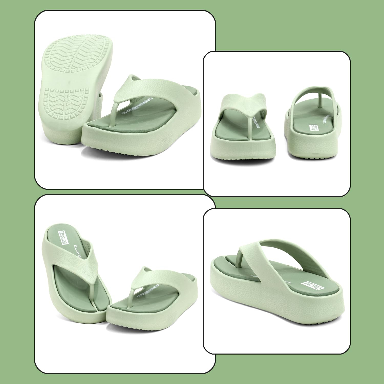 Doctor Health Super Soft Women's Cushioned Platform Slippers - Image 29