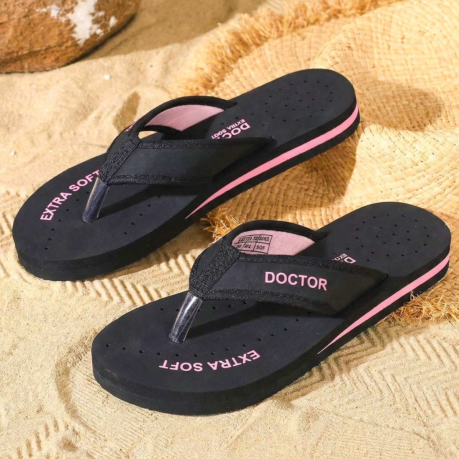 Doctor Extra Soft Women's Lightweight Flip-Flops - D-22 - Image 2