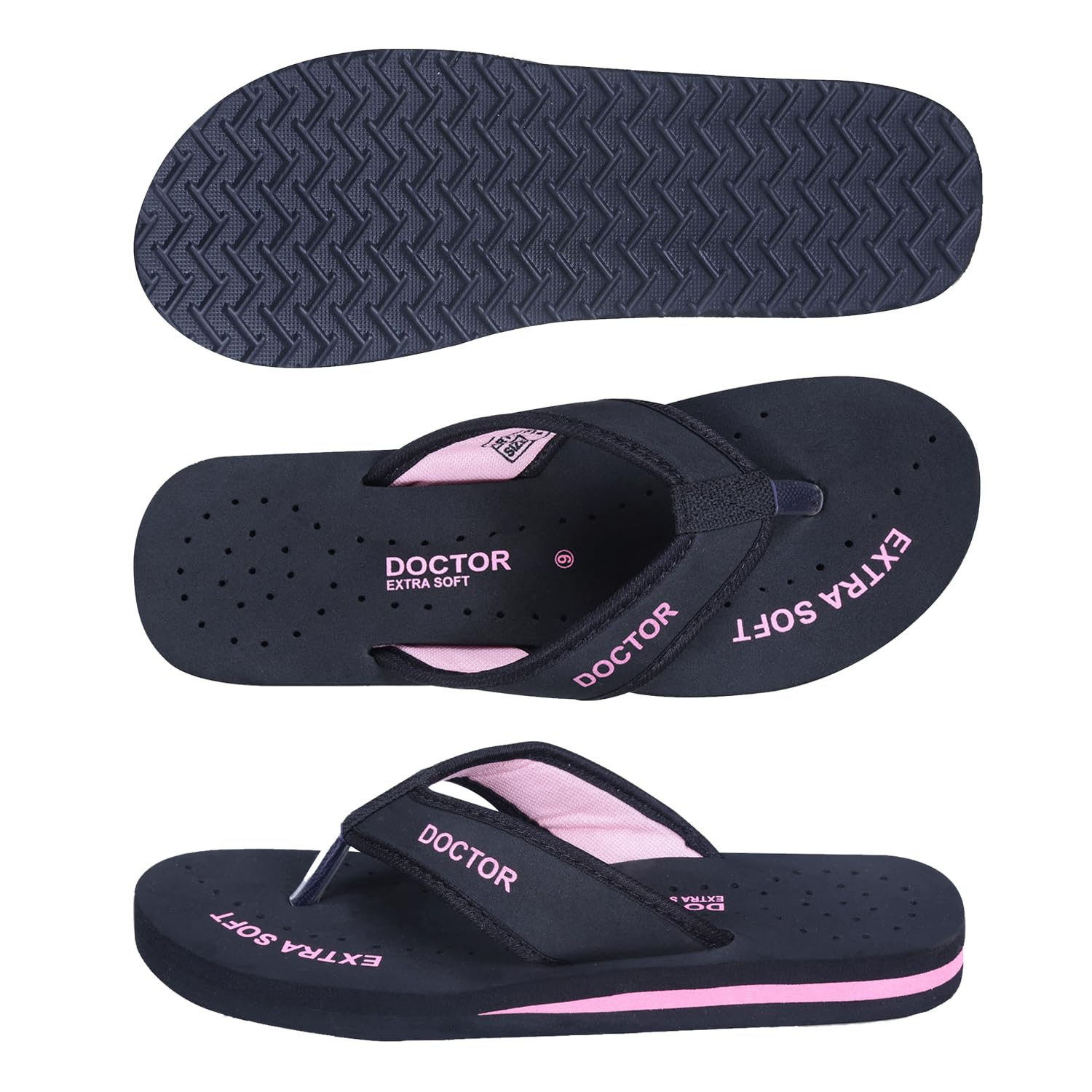 Doctor Extra Soft Women's Lightweight Flip-Flops - D-22 - Image 7