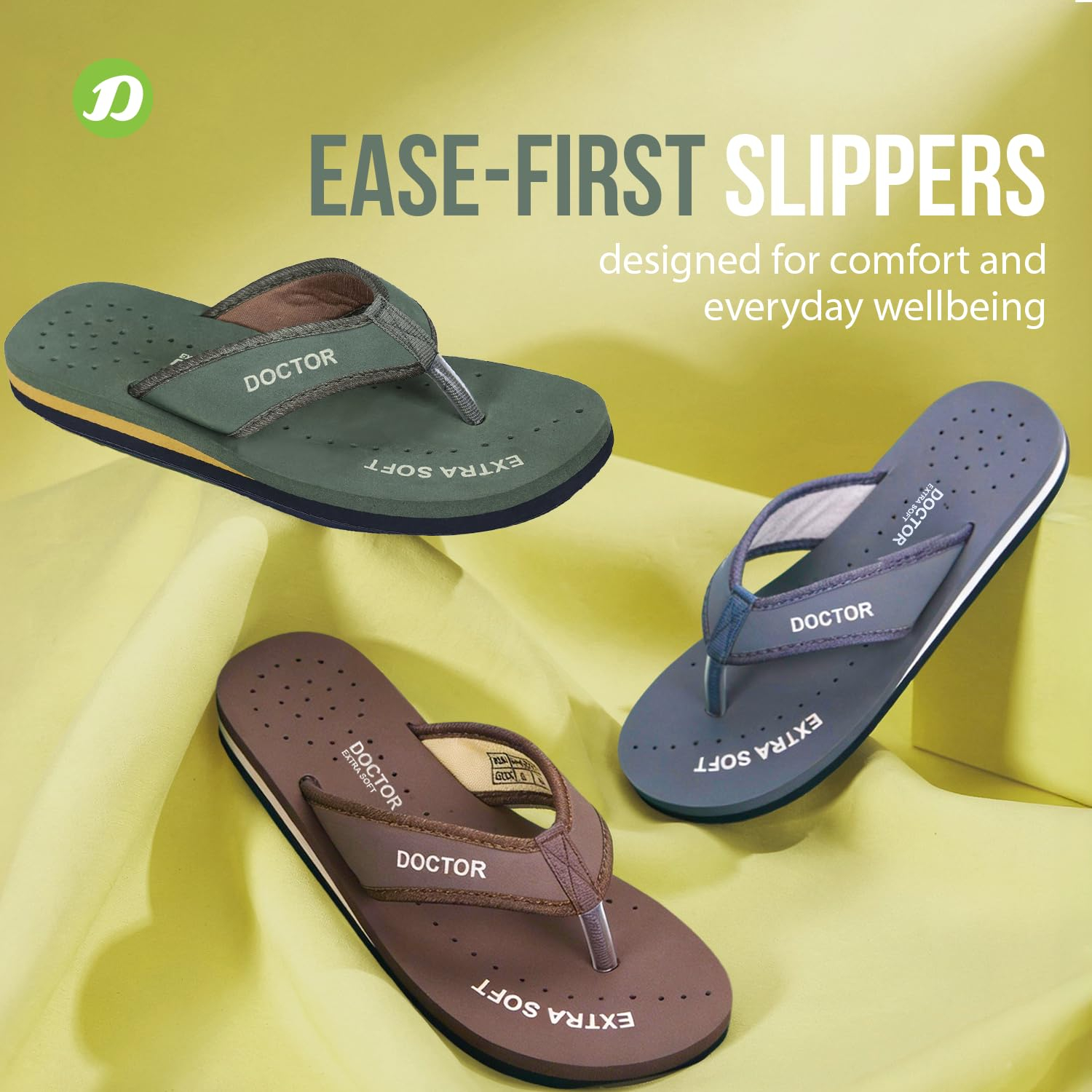 Doctor Extra Soft Women's Lightweight Flip-Flops - D-22 - Image 13