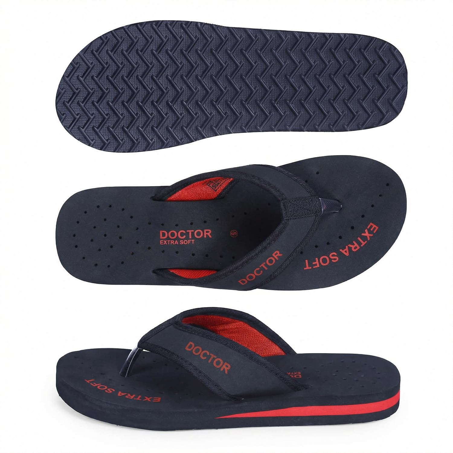 Doctor Extra Soft Women's Lightweight Flip-Flops - D-22 - Image 35