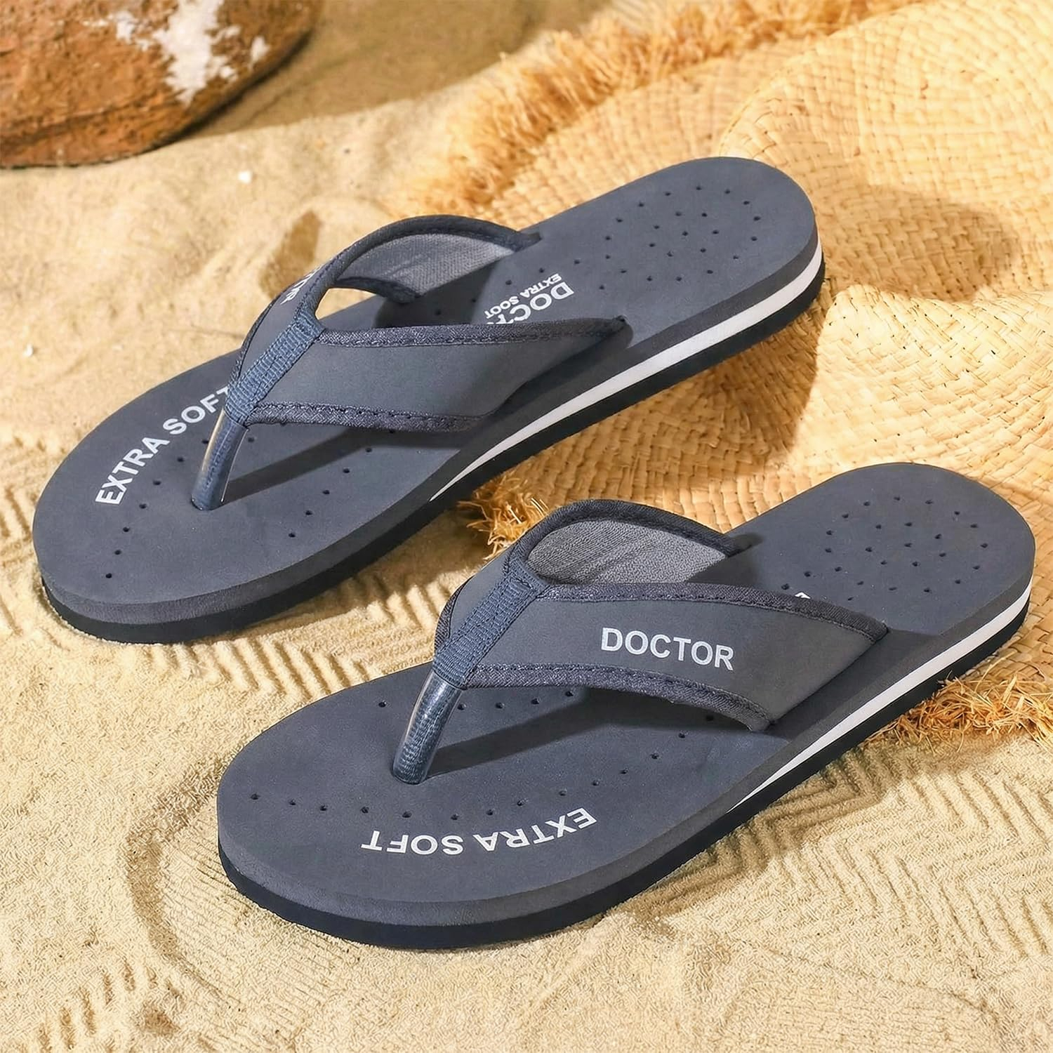Doctor Extra Soft Women's Lightweight Flip-Flops - D-22 - Image 37