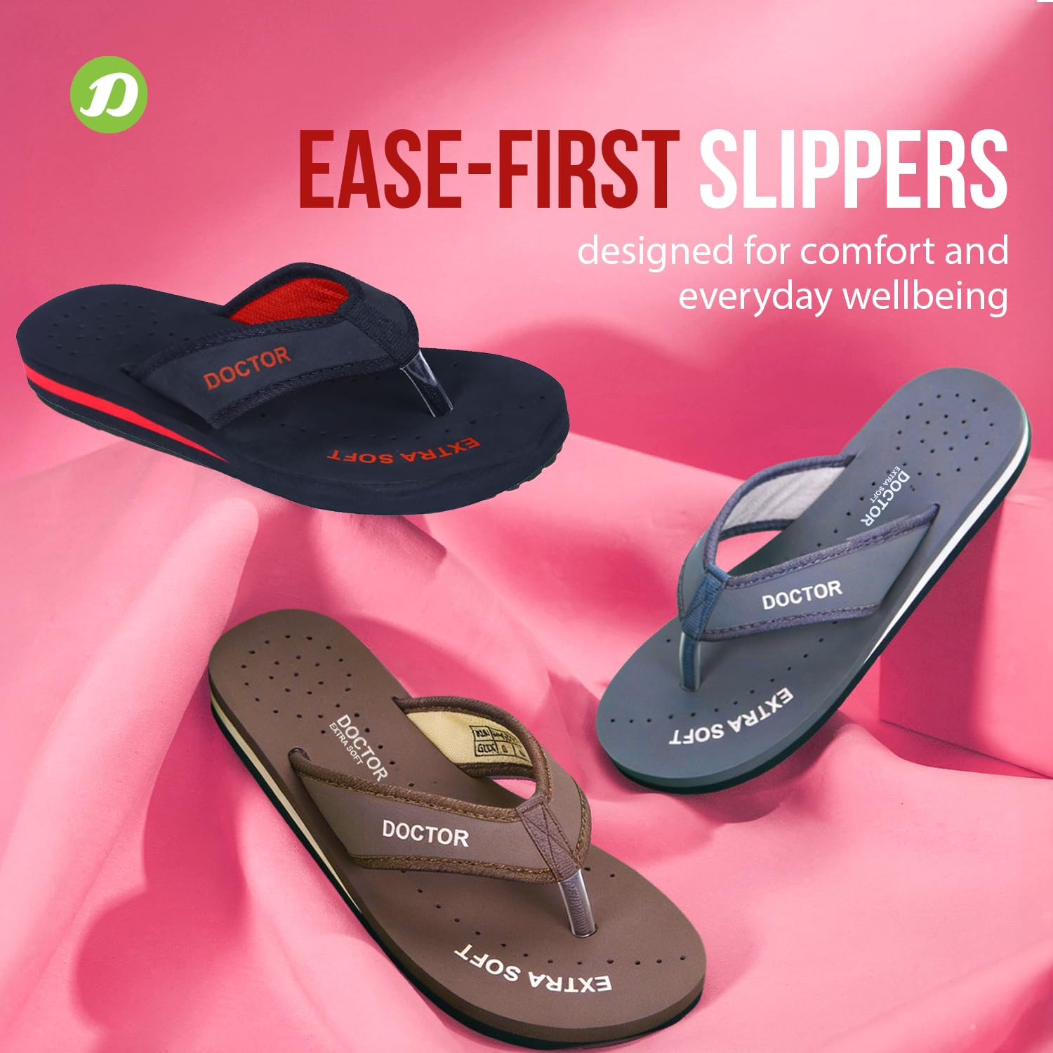 Doctor Extra Soft Women's Lightweight Flip-Flops - D-22 - Image 41